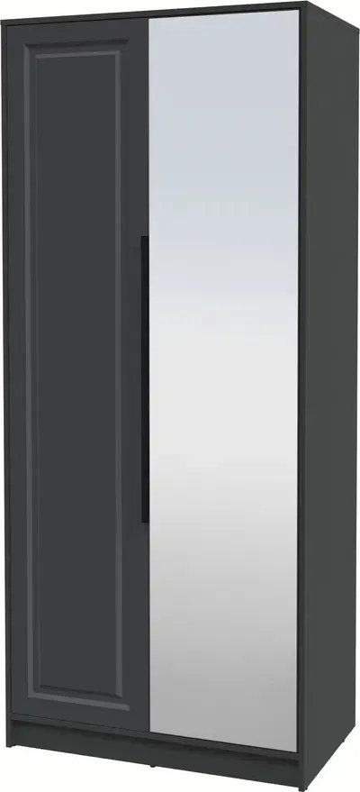 

Шкаф распашной Интерлиния Концепт КТ-Ш2з Деко (антрацит/пепел)