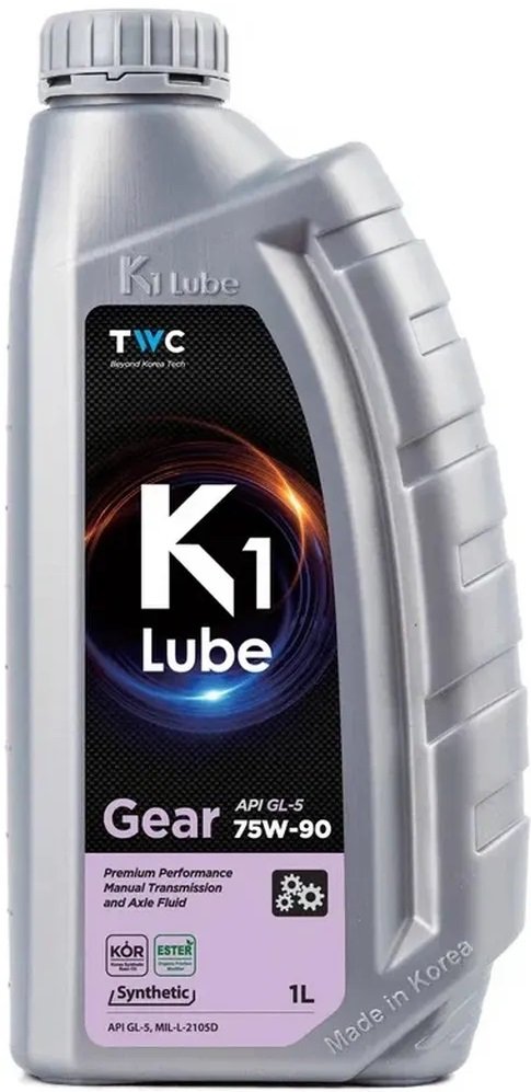 

Трансмиссионное масло K1 Lube Gear GL-5 75W-90 1л