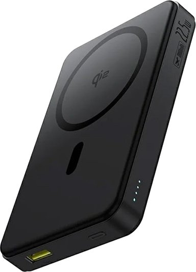 

Внешний аккумулятор Baseus Airpow II Qi2 Magnetic Power Bank 22.5W 10000mAh (черный)