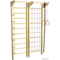 Детский спортивный комплекс Ecodrev Крепыш 03 (бежевый, базовая комплектация)