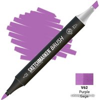 Маркер художественный Sketchmarker Brush Двусторонний V62 SMB-V62 (бордовый шалфей)