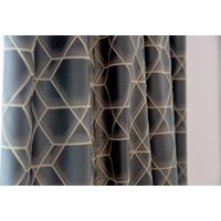 Комплект штор Decoretto Урбан графит УГ-K8 1.88x2.6 м (графит с рисунком, 2 шт) в Борисове