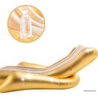 Надувной шезлонг для плавания Intex Shimmering Gold Lounge 56803