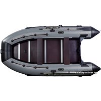 Моторно-килевая лодка RiverBoats 410 (серый/черный)