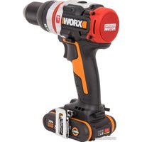 Ударная дрель-шуруповерт Worx WX354 (с 2-мя АКБ, кейс)