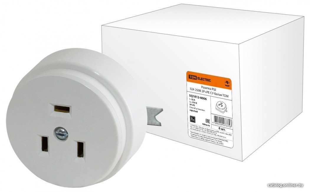 Розетка для электроплиты TDM Electric SQ1812-0006