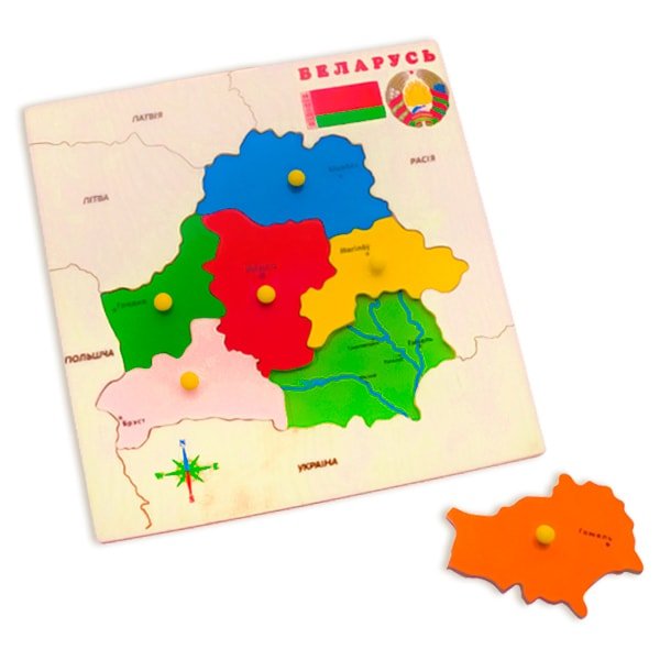 

Мозаика/пазл ЛЭМ Карта Беларуси 5028