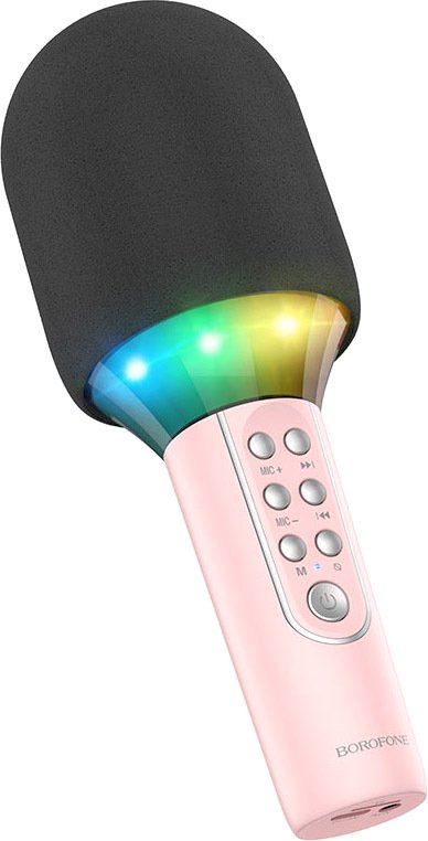 

Bluetooth-микрофон Borofone BFK2 Elf (розовый)