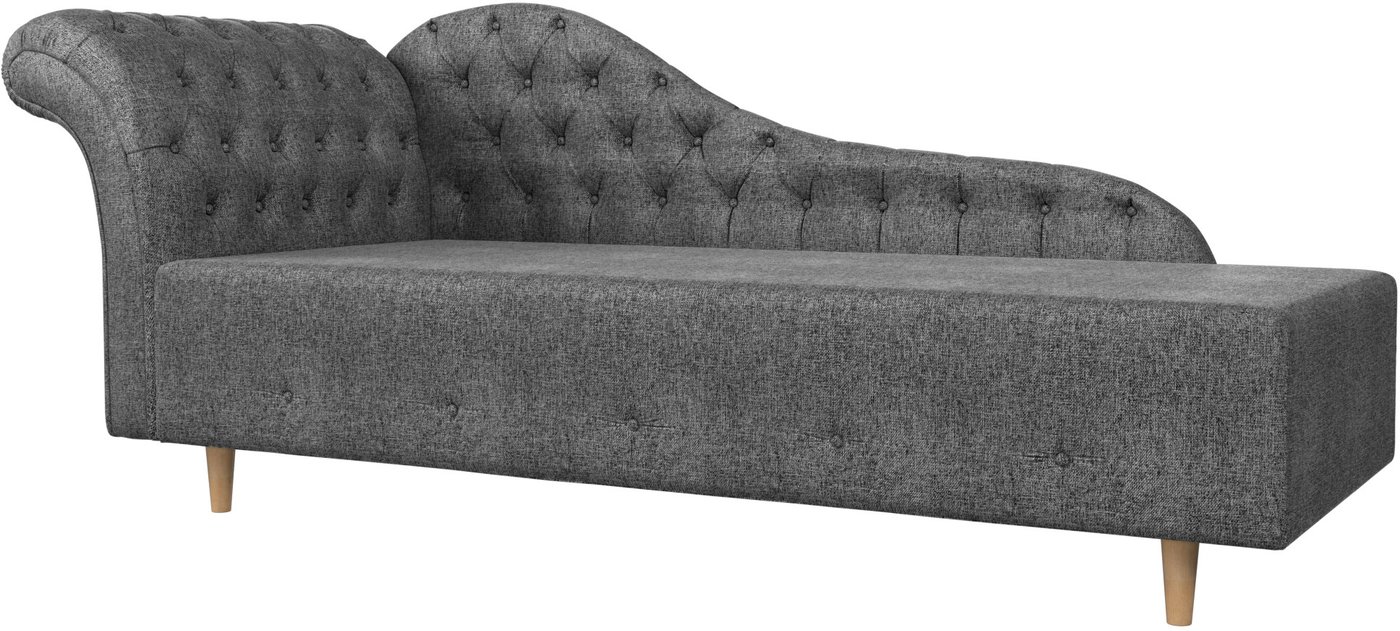 

Тахта Лига диванов Камерон 307 левый 110109 (рогожка серый)