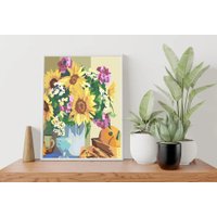 Картина по номерам PaintLine Натюрморт с подсолнухами PL-00035