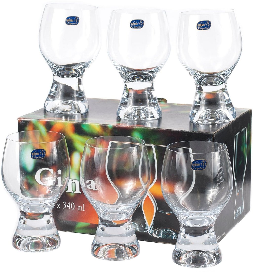 

Набор бокалов для вина Bohemia Crystal Gina 40159/340