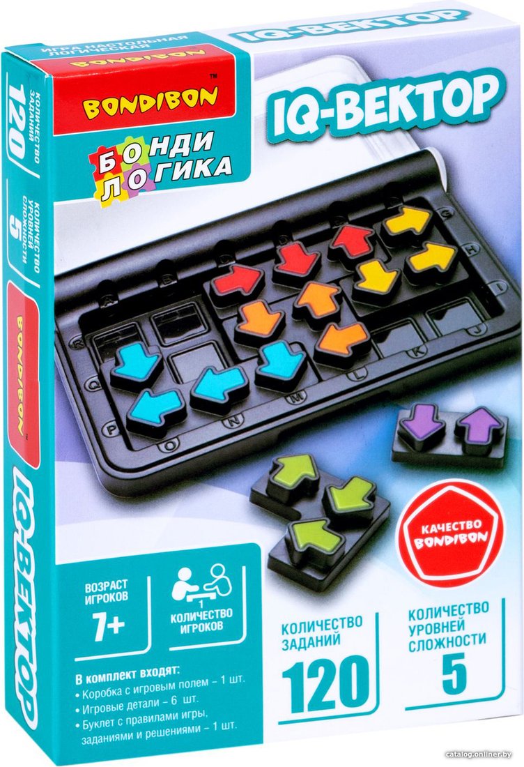 Настольная игра Bondibon БондиЛогика IQ-Вектор ВВ5954