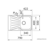 Кухонная мойка TEKA Starbright 45 E-XM 1B 1D