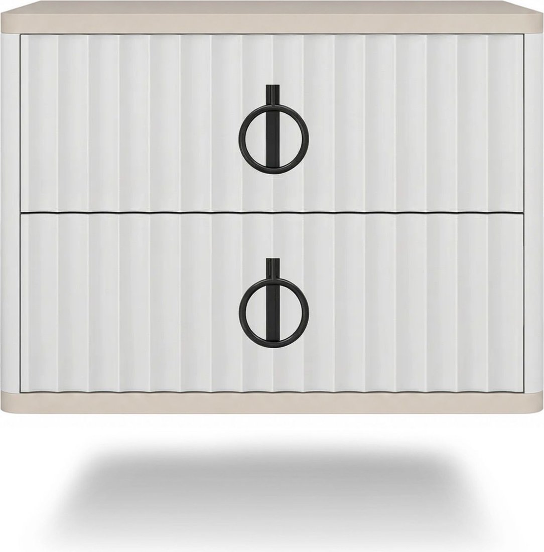 Тумба Shtabe Royal 5102 эко (макиато/р.черная)
