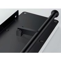 Держатель для туалетной бумаги Aquatek Европа AQ4919MB (с полкой, черный матовый)