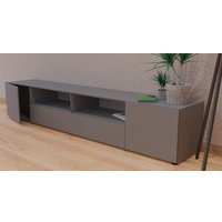 Тумба Mio Tesoro Денвер К для ТВ (графит серый)