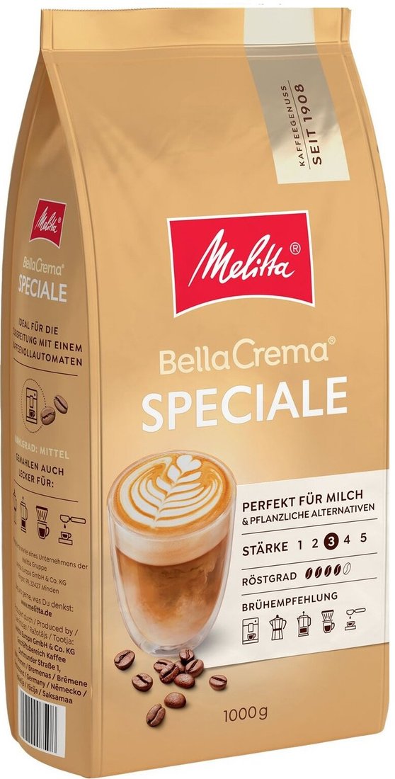 

Кофе Melitta BellaCrema Speciale в зернах 1000 г
