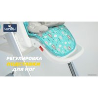 Высокий стульчик Lorelli Party 2021 (cool grey leather)