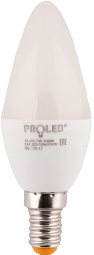 

Светодиодная лампочка Proled С37 E14 7 Вт 4000 К
