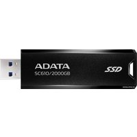 Внешний накопитель ADATA SC610 2TB SC610-2000G-CBK/RD