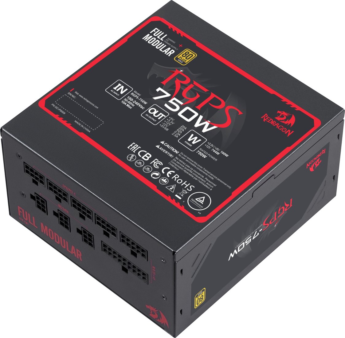 

Блок питания Redragon RGPS-750W 70488