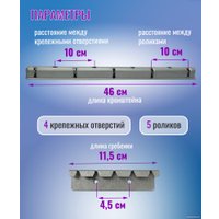 Сушилка для белья Comfort Alumin Group Потолочная 5 прутьев Silver Style 180 см (алюминий)