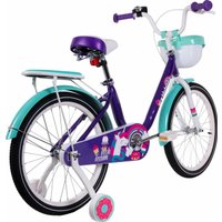 Детский велосипед Tech Team Melody 18 2024 NN012357 (фиолетовый/бирюзовый, разобранный)