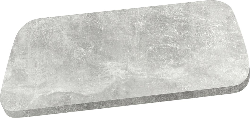 

Столешница Millwood Закругленная 110x70x3.6 (бетон)