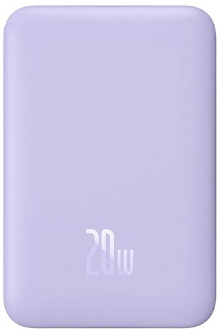 

Внешний аккумулятор Baseus Magnetic Mini Wireless Fast Charge Power Bank 10000mAh 20W (сиреневый)