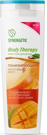 Synergetic Крем-гель для душа Манговый мусс 380 мл