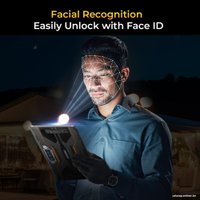 Планшет Oukitel RT8 (черный/оранжевый, с подставкой)