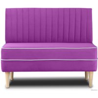 Диван Brioli Рони П двухместный 1.1м (V14/сиреневый)