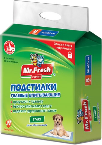 Одноразовая пеленка Mr.Fresh Expert Start F506 (90x60 см, 8 шт)