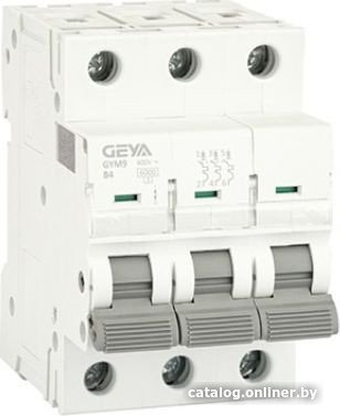 Выключатель автоматический GEYA GYM9-3P-4B 3P 4A B 6kA 3M GYM93P4B