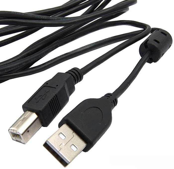 

Кабель RuiChi USB Type-A - USB Type-B (1.8 м, черный)