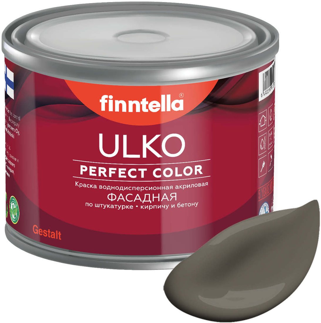 

Краска Finntella Ulko Mutteri F-05-1-9-FL073 9 л (коричневый)