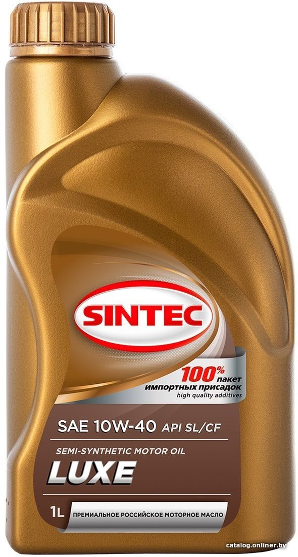 Моторное масло Sintec Lux 10W-40 API SL/CF 1л