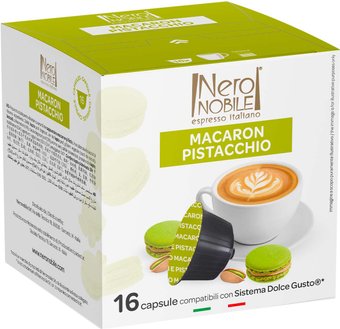 Кофе в капсулах NeroNobile Dolce Gusto Macaron Pistacchio 16 шт
