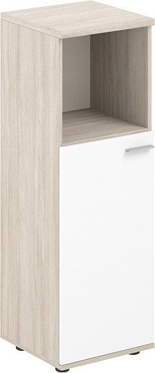 

Шкаф-пенал Norden Средний с нишей SG.844.OL.WH.L (дуб светлый/белый)