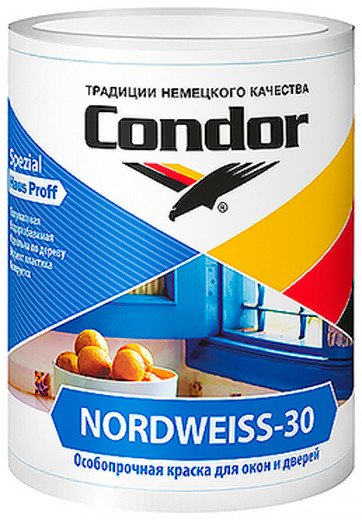 

Краска Condor Nordweiss 30 1.1 кг (белый)