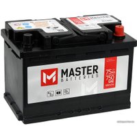 Автомобильный аккумулятор Master Batteries R+ (75 А·ч)