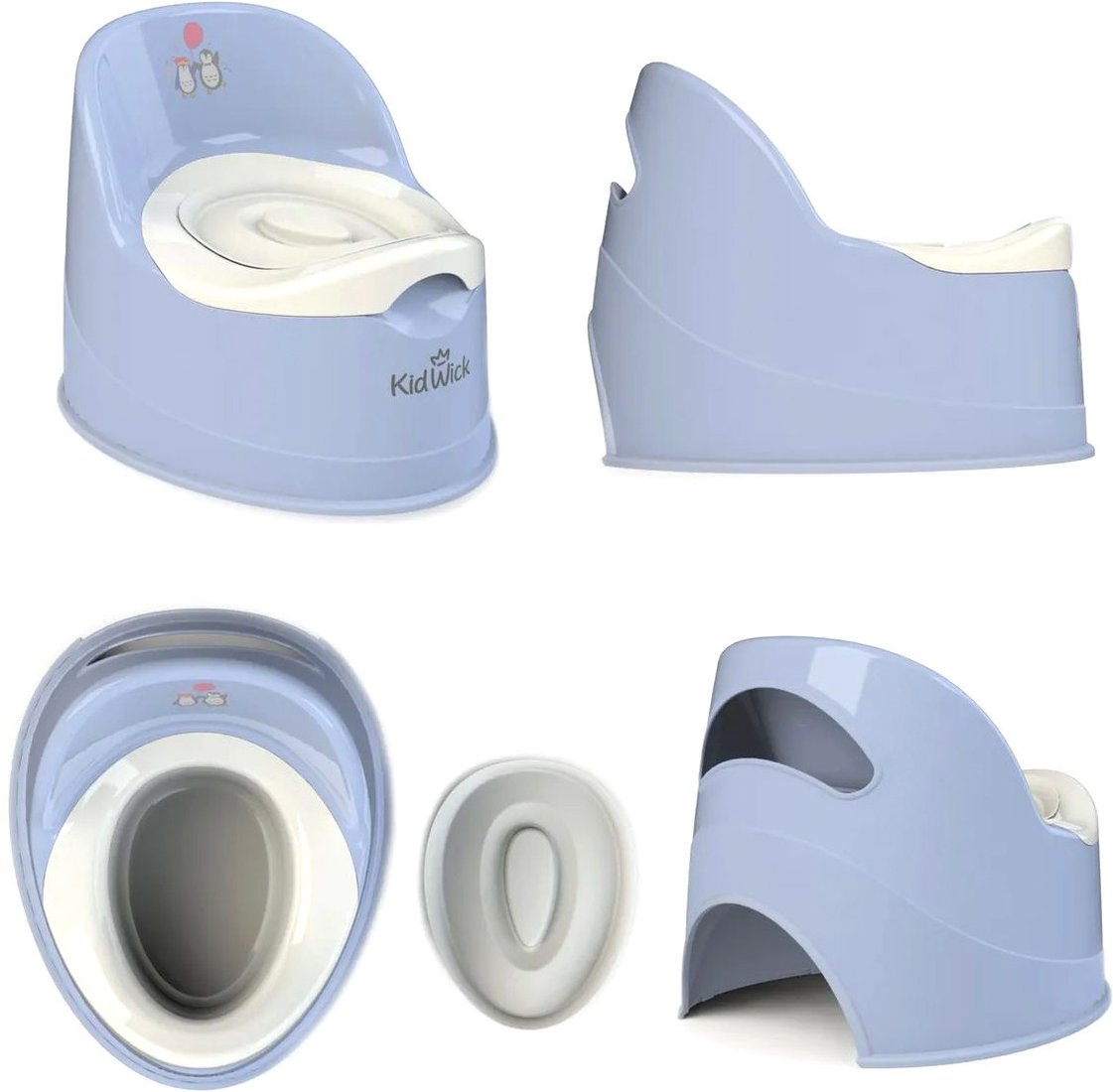 

Детский горшок Kidwick Гигант KW060502 (фиолетовый/белый)