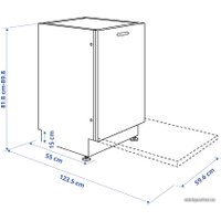 Встраиваемая посудомоечная машина Ikea Лаган 904.754.28