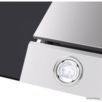 Кухонная вытяжка MAUNFELD Gloria 90 (нержавеющая сталь/черное стекло)