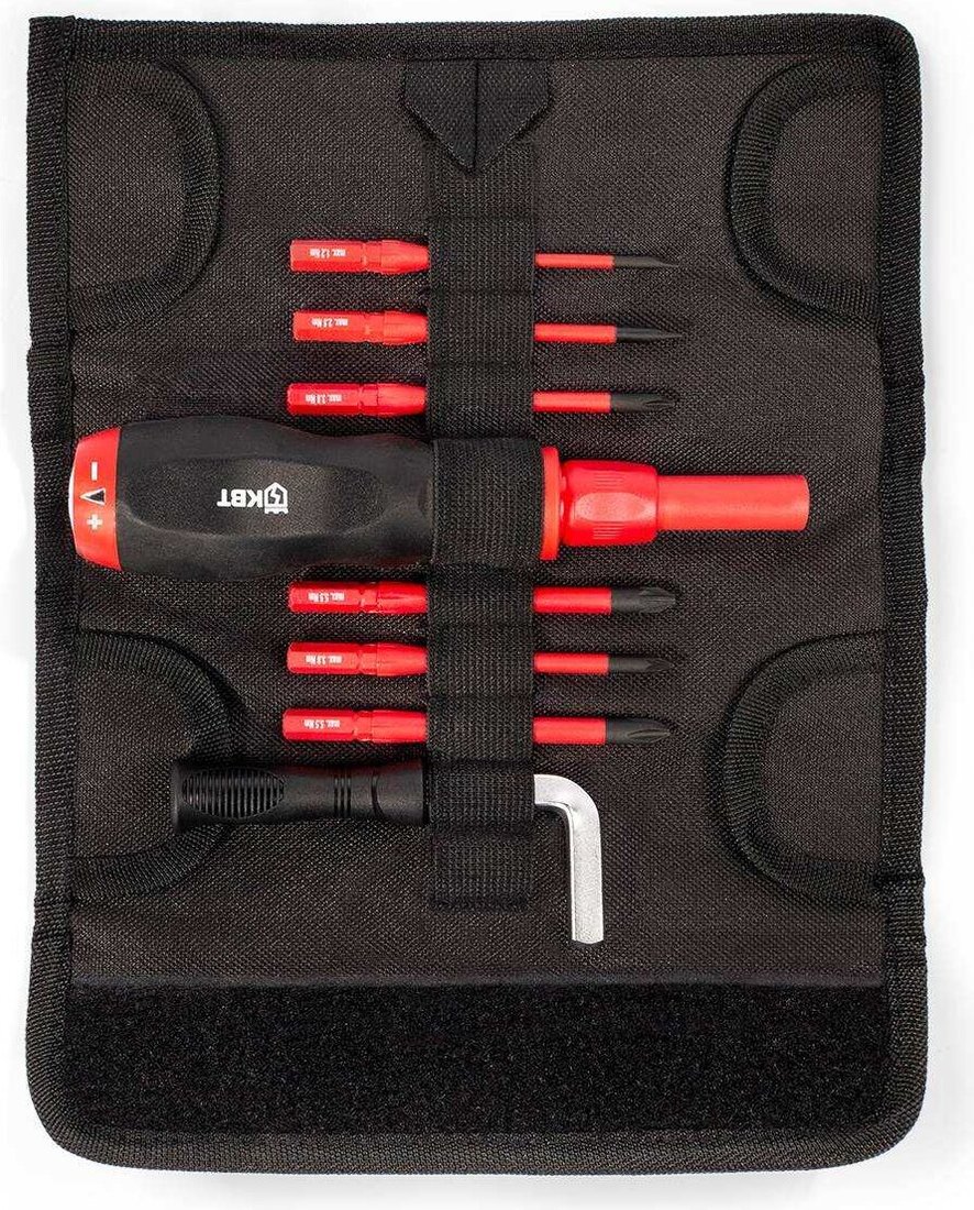 Динамометрическая отвертка с набором КВТ НИО-3306