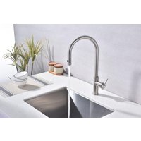 Смеситель Paulmark Galant Ga213077-BS (стальной/нержавеющая сталь)