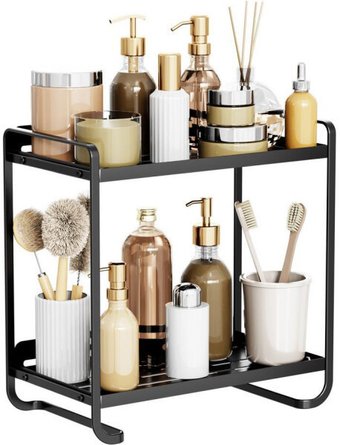 Домашний органайзер для косметики Happy Home HH-034 (черный)