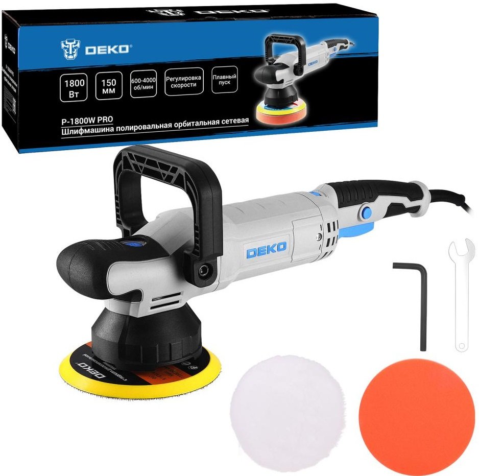 

Полировальная машина Deko P-1800W PRO 084-1098