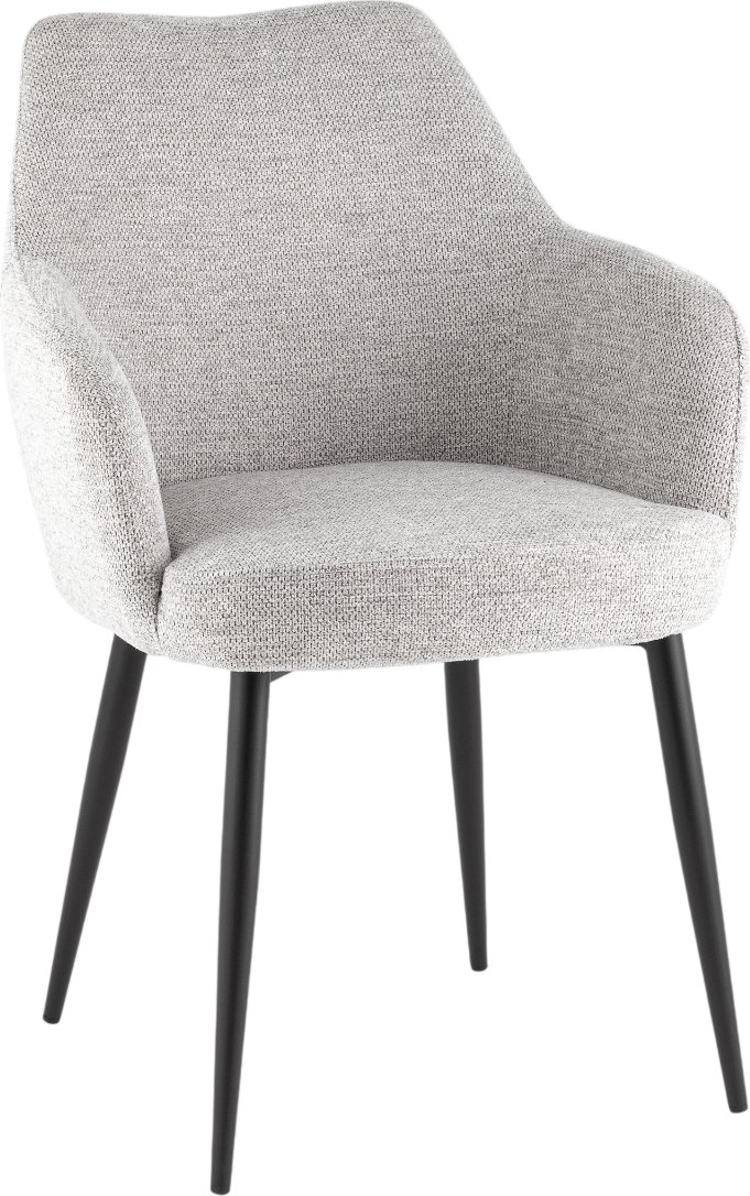 Стул с подлокотниками Stool Group Katys OS-2516-1 Lord-05 (светло-серый, рогожка)