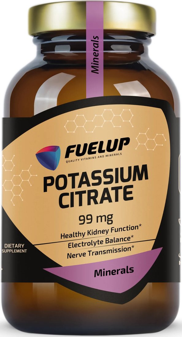 БАД FuelUp Potassium Citrate 99 мг (120 veg капсул)